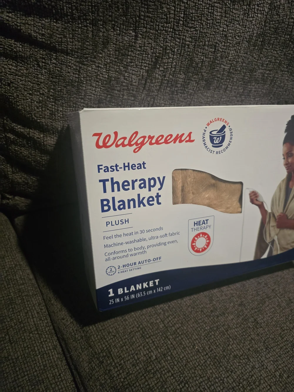 Walgreens | Plush Heat Therapy Blanket